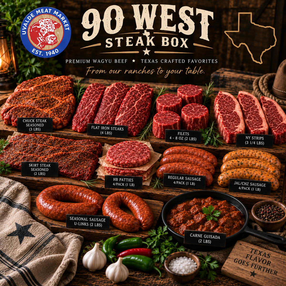 90 West Steak Box